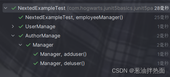 JUnit5嵌套测试