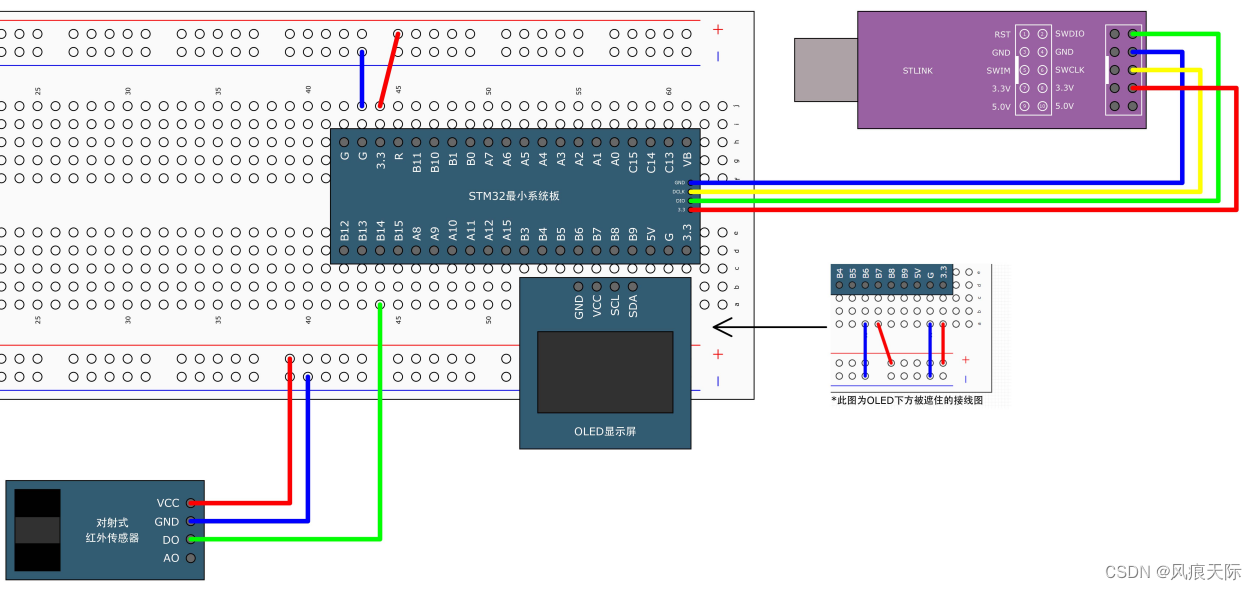 江科大stm32学习笔记10——对射式红外传感器