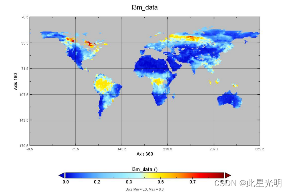 NASA——quarius（水瓶座） L3 网格化 1 度年土壤湿度，第 5 版