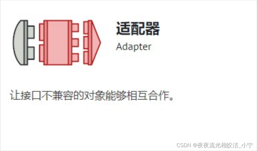 适配器模式介绍