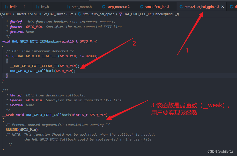 STM32CubeMX之GPIO中断