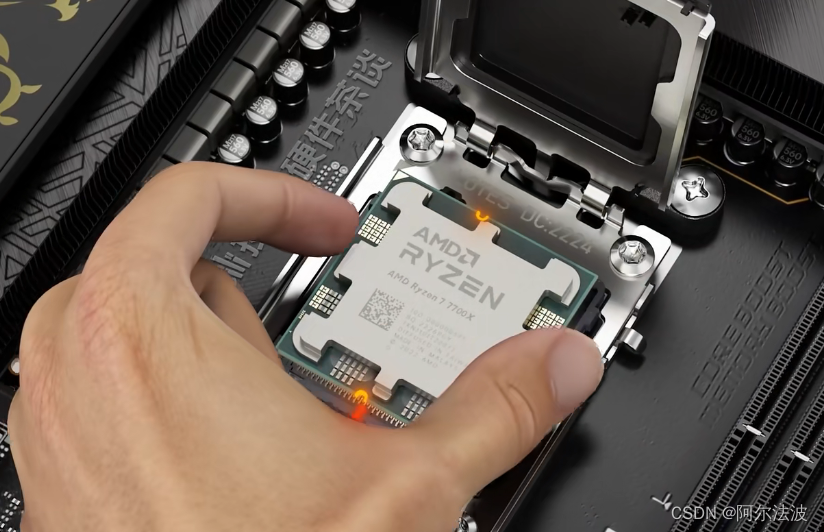 二,AMD CPU的安装方法_amd主板cpu安装标识-CSDN博客