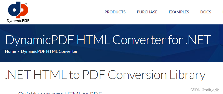 DynamicPDF HTML Converter for .NET Crack