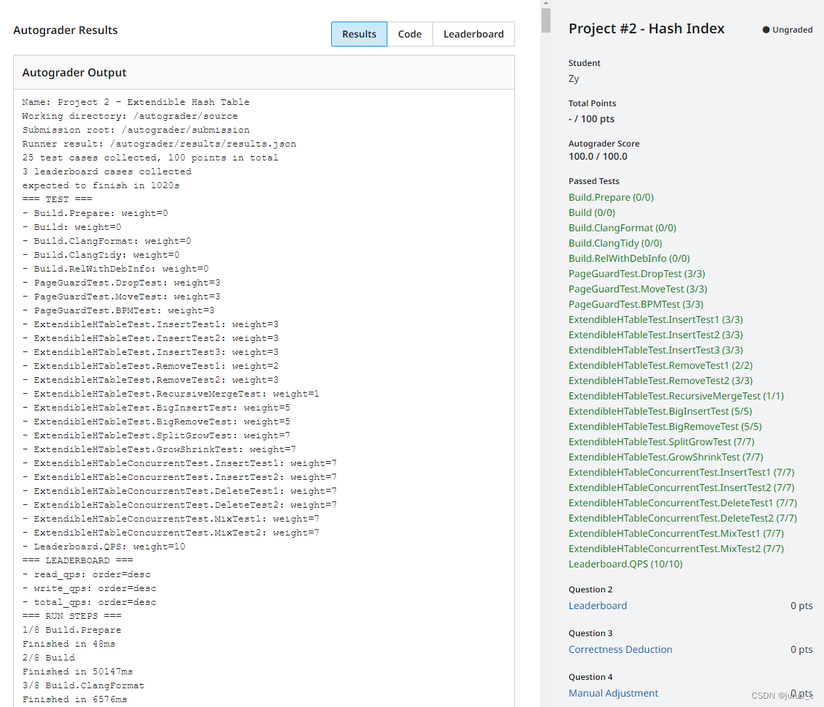 【CMU 15-445】Proj2 Hash Index