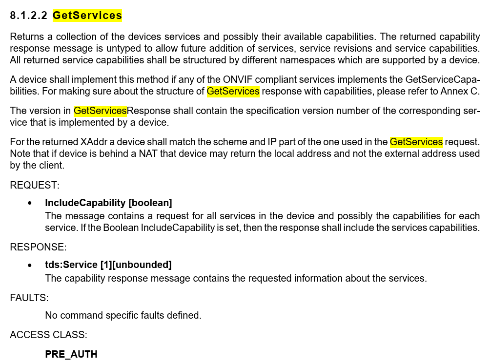 Linux c++ onvif客户端开发(8):GetServices