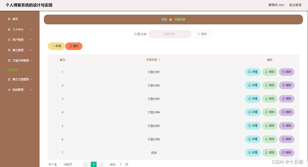 个人博客系统|基于Springboot的个人博客系统设计与实现(源码+数据库+文档），基于Springboot的个人博客系统设计与实现全解析（源码、数据库、文档齐全） 第3张