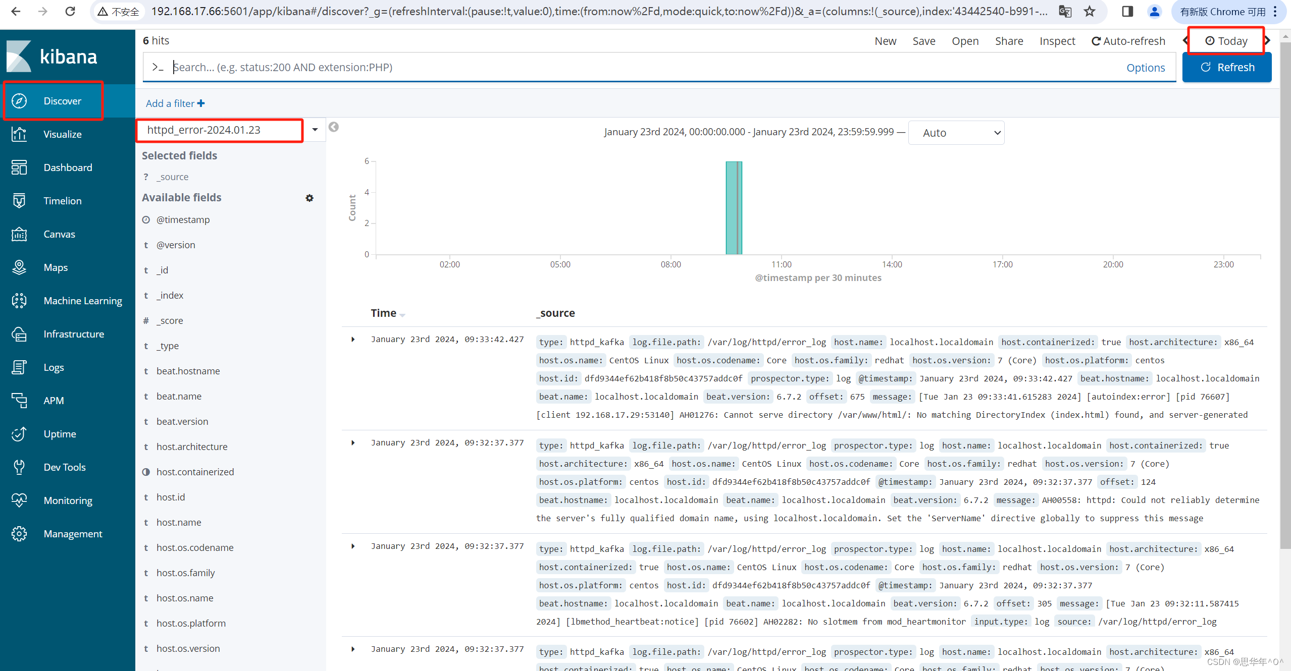 Zookeeper集群 + Kafka集群，Filebeat+Kafka+ELK