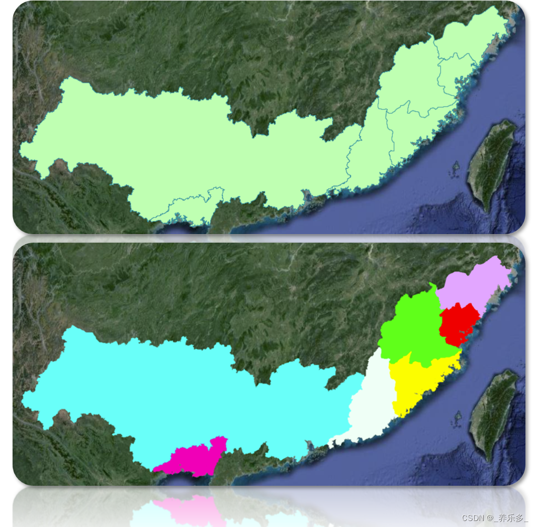 GEE：研究区（Polygon）样式设置