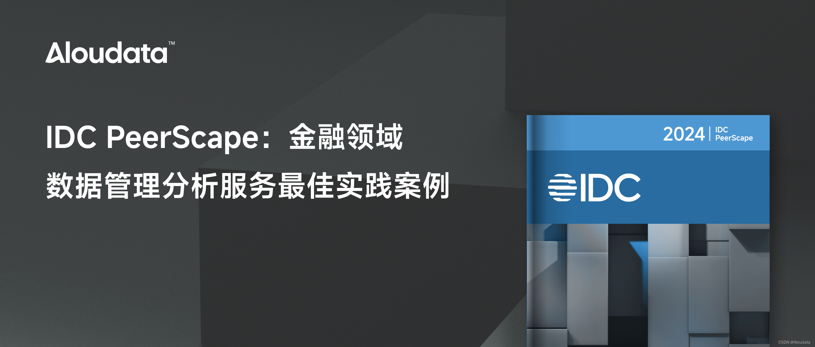 IDC 权威认可！Aloudata 入选金融领域中数据管理分析服务最佳实践案例