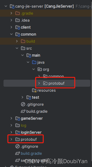 添加protobuf目录