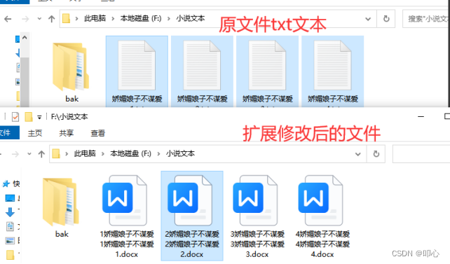 文件扩展名修改：txt文本如何批量修改为word文档格式，高效修改一步到位