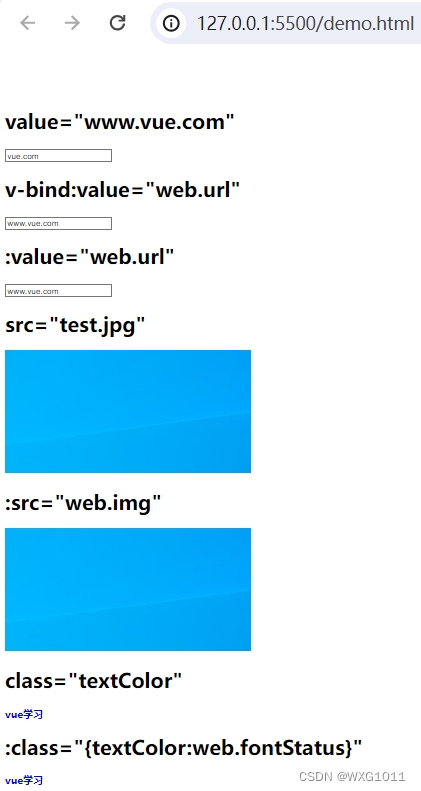 【vue-3】动态属性绑定v-bind