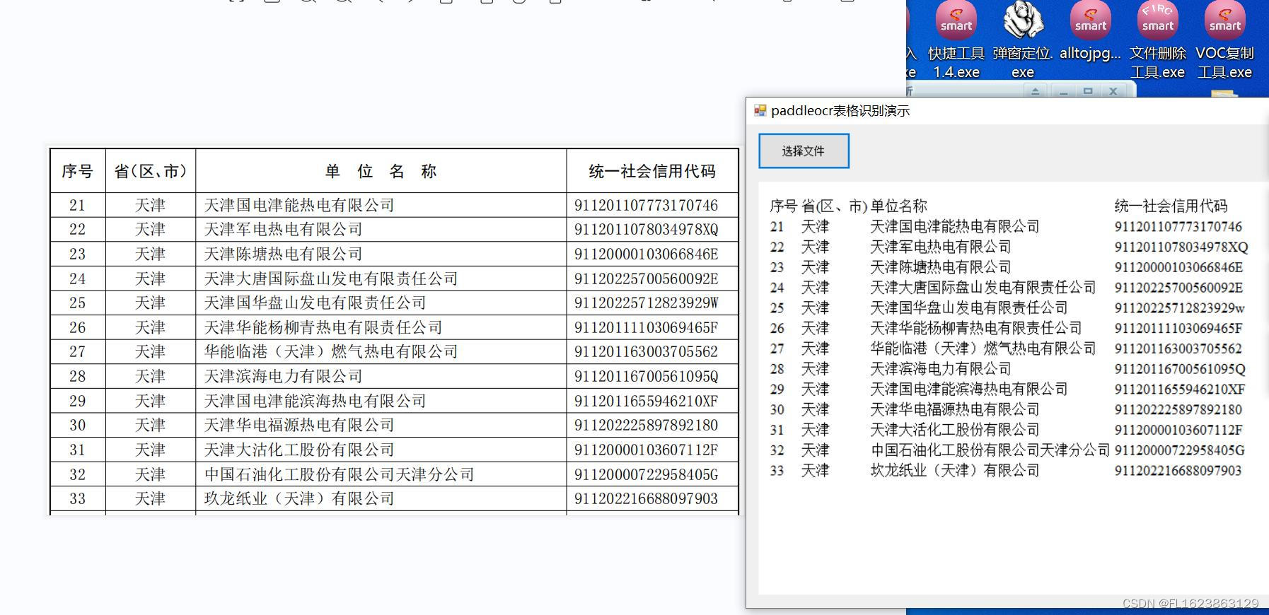 [C#]利用paddleocr进行表格识别