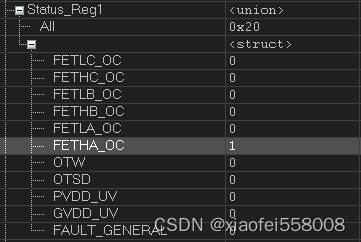 DRV8301 踩坑记，Status1 D10 老是 Fault