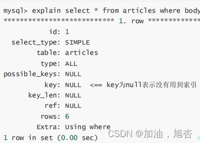 【MySQL】索引