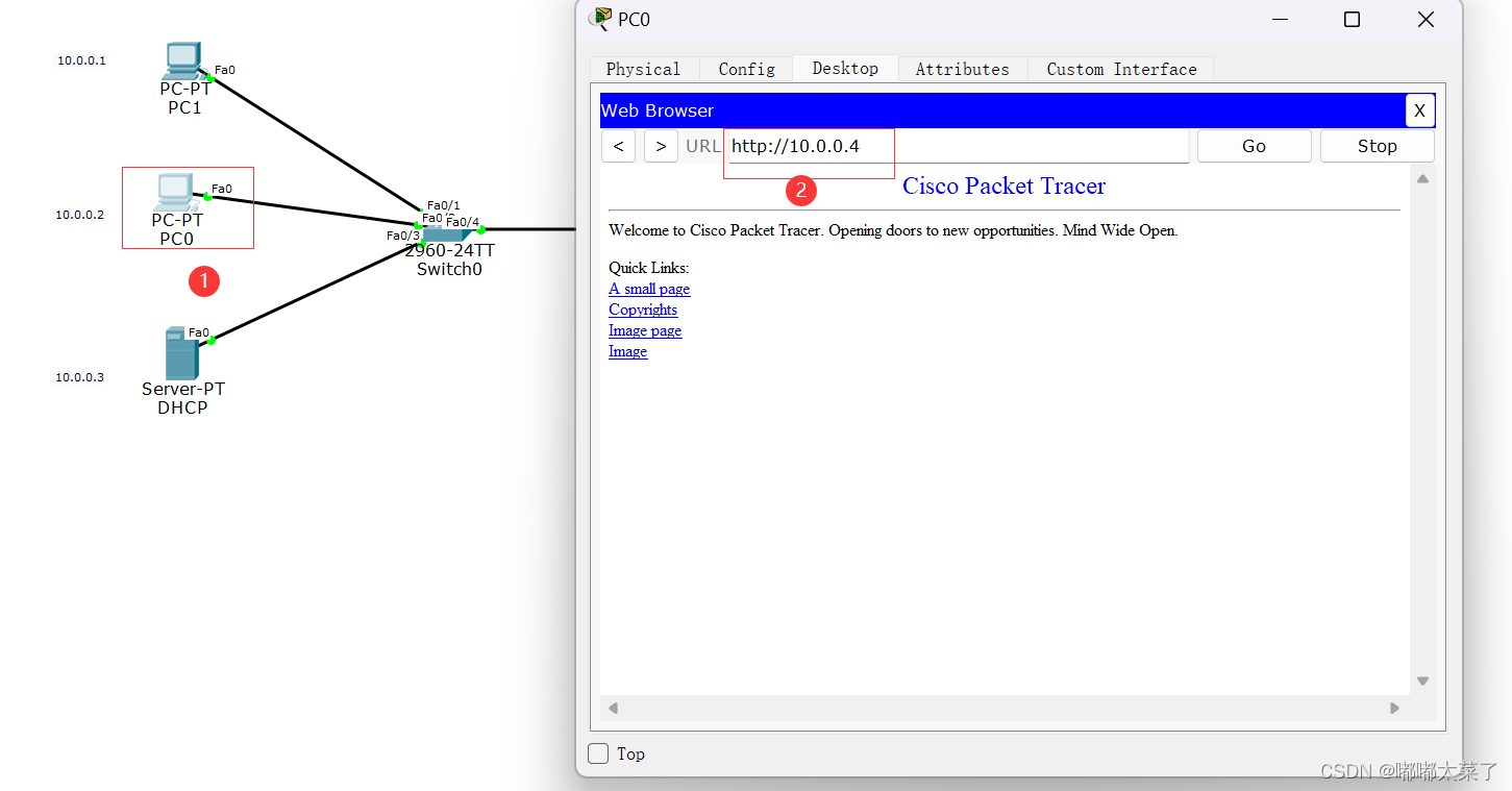 【Cisco Packet Tracer】路由器 NAT实验