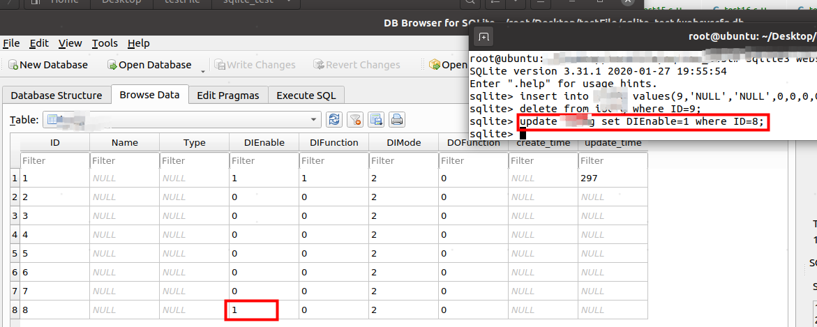 sqlite3指令操作-linux