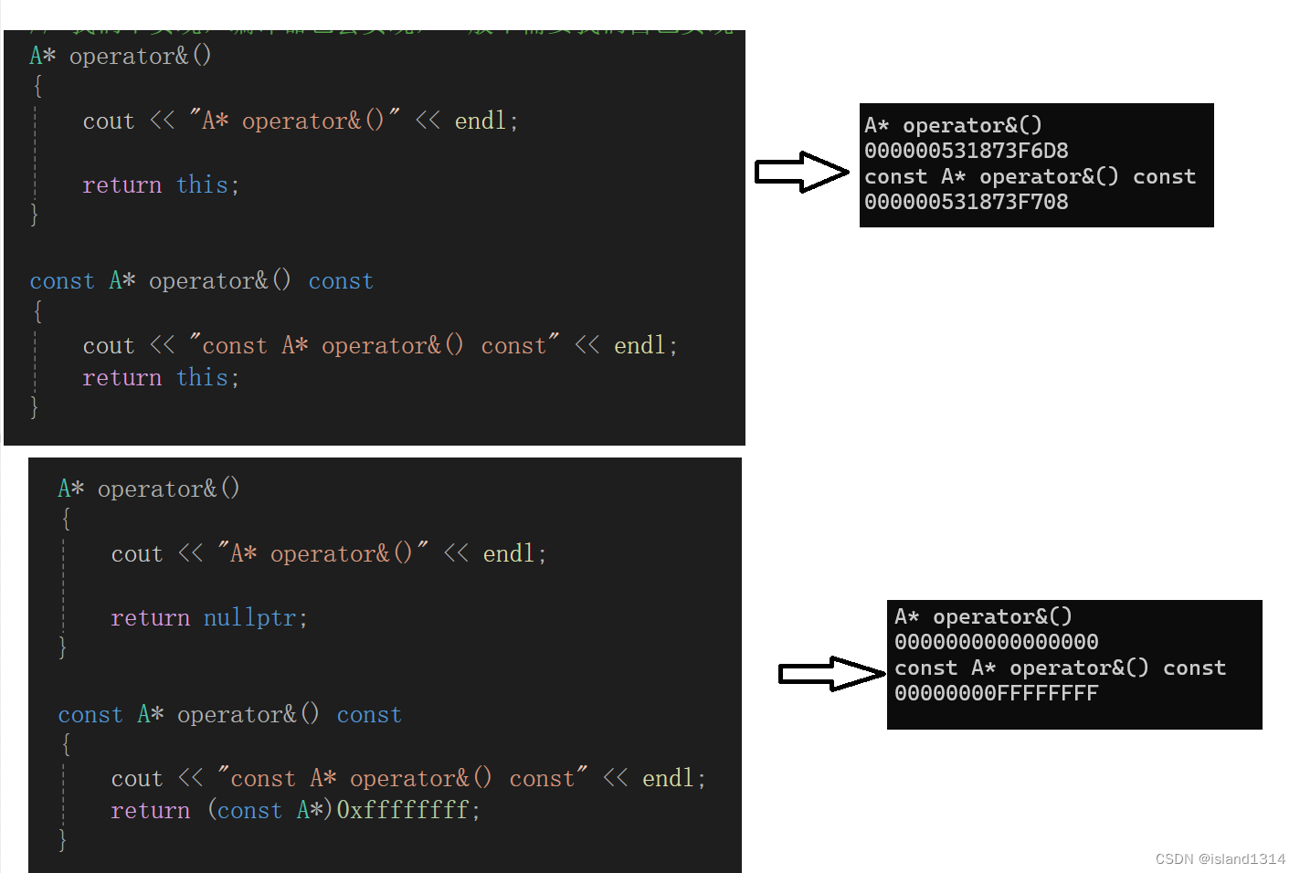 C++学习————第六天 （运算符重载 const成员 取地址）