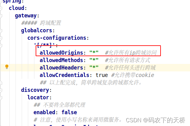 springcloud-gateway升级版本allowedOrigins要改allowedOriginPatterns