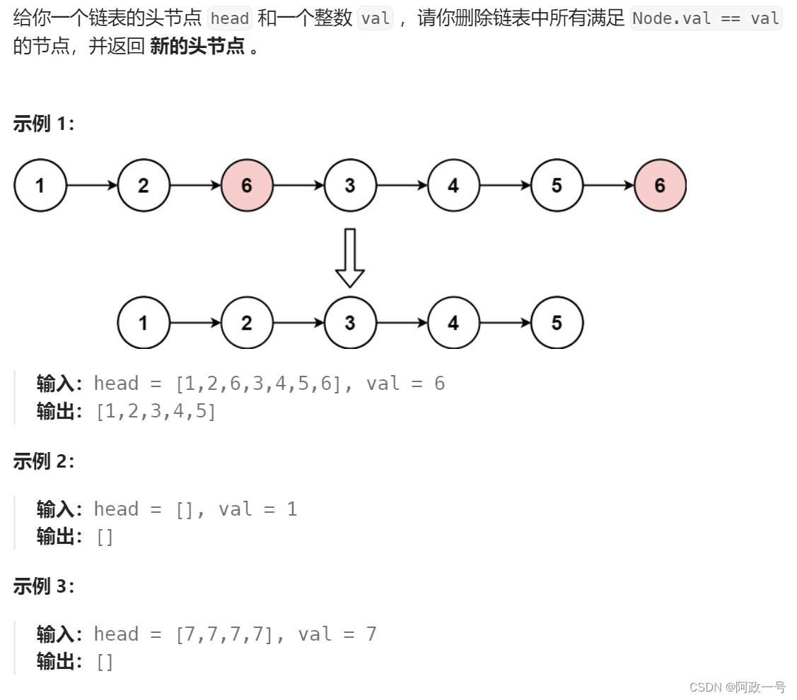 <span style='color:red;'>单</span><span style='color:red;'>链</span><span style='color:red;'>表</span><span style='color:red;'>的</span>一些<span style='color:red;'>练习</span>【移除数组元素】【反转<span style='color:red;'>链</span><span style='color:red;'>表</span>】【<span style='color:red;'>链</span><span style='color:red;'>表</span><span style='color:red;'>的</span>中间<span style='color:red;'>节点</span>】【合并两个有序<span style='color:red;'>链</span><span style='color:red;'>表</span>】【约瑟夫问题】【分割<span style='color:red;'>链</span><span style='color:red;'>表</span>】