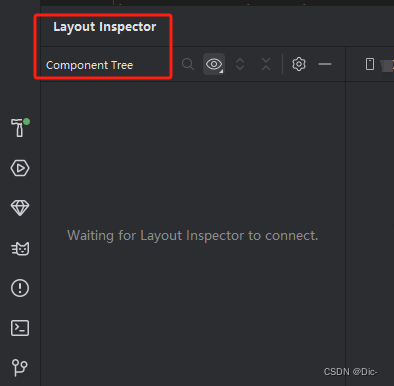 不启用embedded Layout Inspector的效果