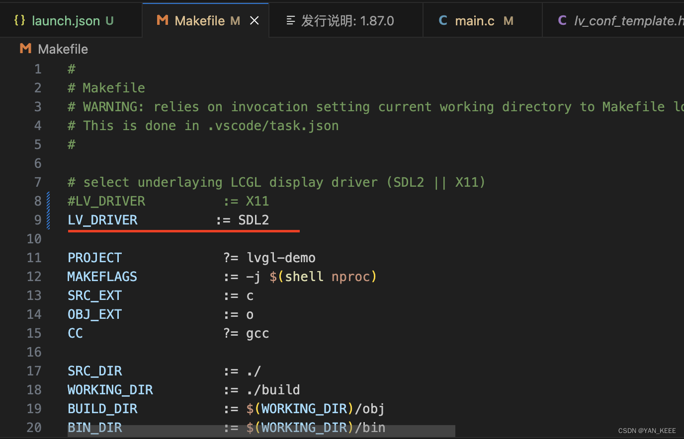 [LVGL]：MACOS下使用LVGL模拟器