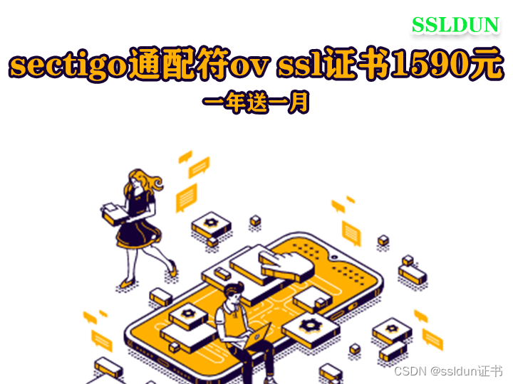 sectigo通配符ov ssl证书1590元一年送一月