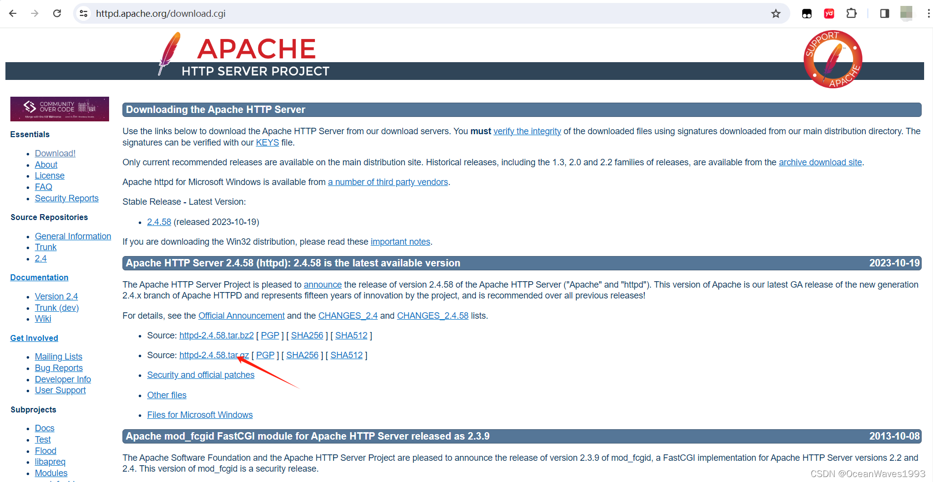 <span style='color:red;'>centos</span> 7.6<span style='color:red;'>安装</span> <span style='color:red;'>Apache</span> HTTP Server <span style='color:red;'>2</span>.4.58