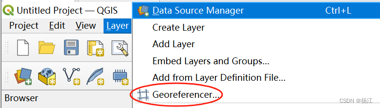 QGIS Desktop工具转换png文件为TIF文件