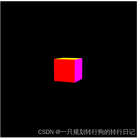 小白学webgl合集-绘制有透视颜色不一样的立方体
