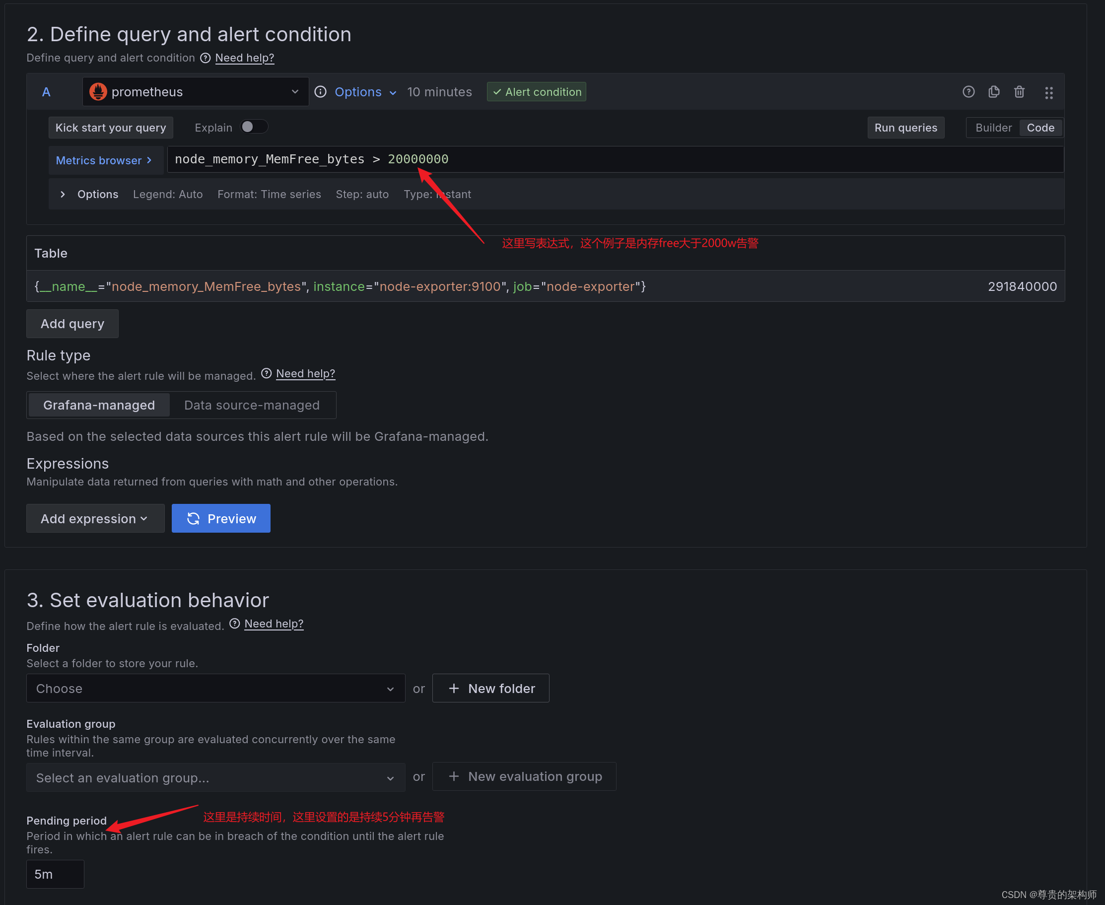 grafana + Prometheus + node-exporter + pushgateway + alertmanager的监控解决方案