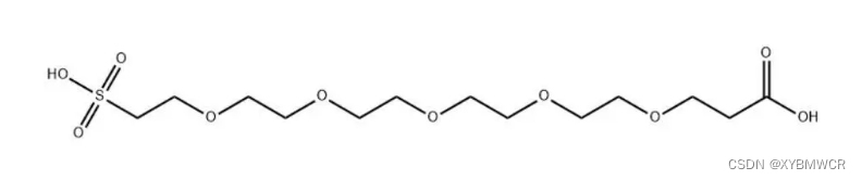 1817735-38-8，羧基五 PEG5 磺酸，含有羧酸和磺酸的PEG连接剂