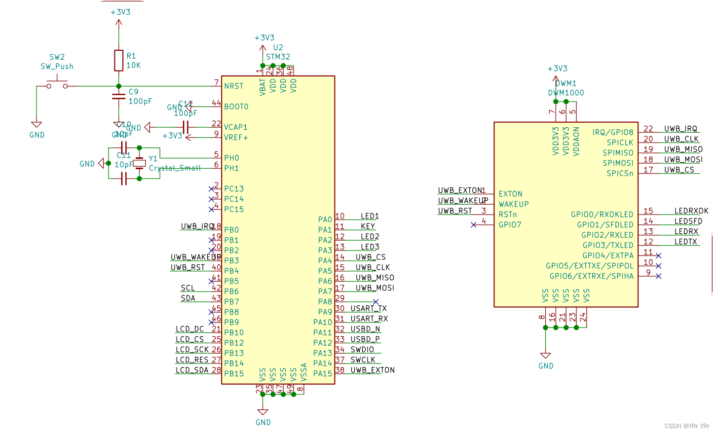 DWM1000 中断与STM32外部中断