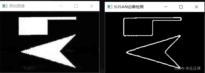 OpenCV——SUSAN边缘检测