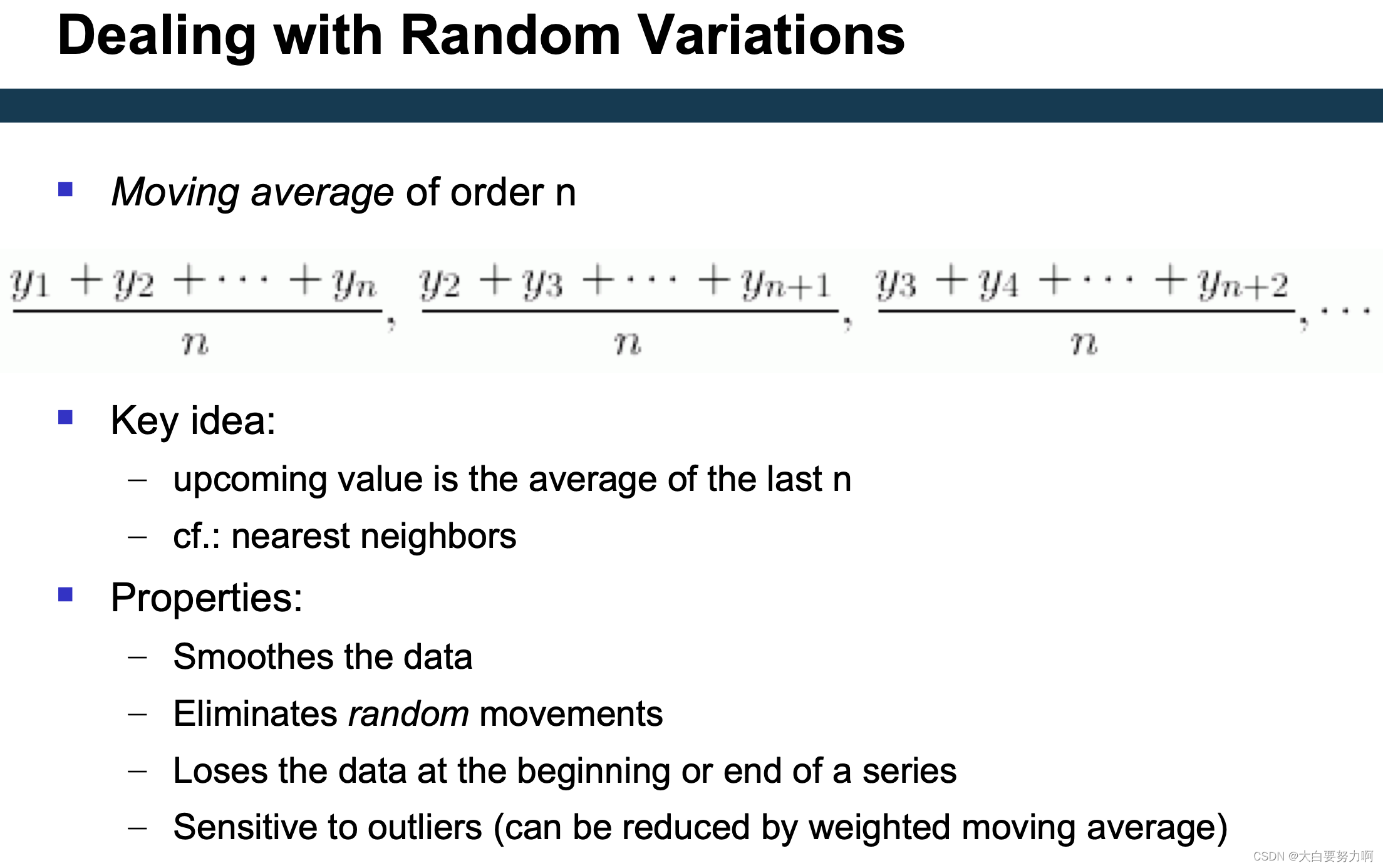 Dealing with Random Variations