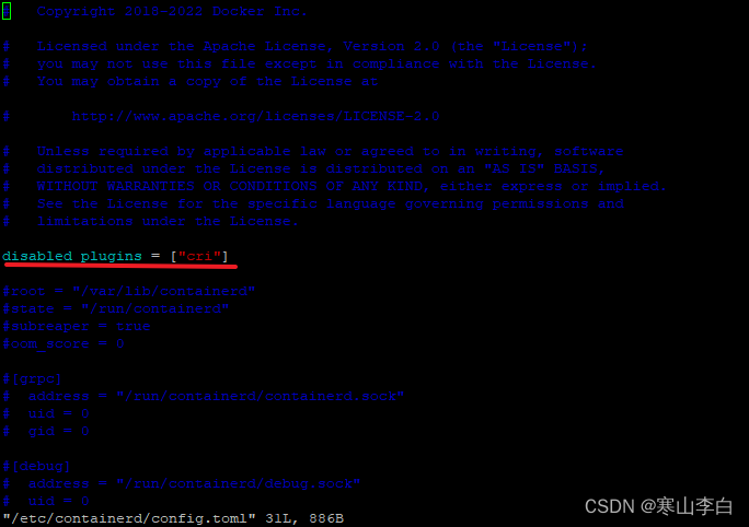 k8s初始化报错 [ERROR CRI]: container runtime is not running: ......