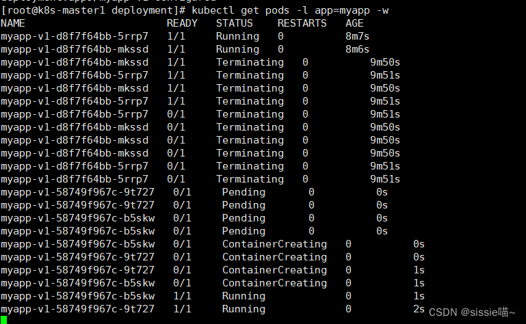 K8S之使用Deployment实现滚动更新