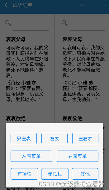 二十三 超级数据查看器 讲解稿 设置