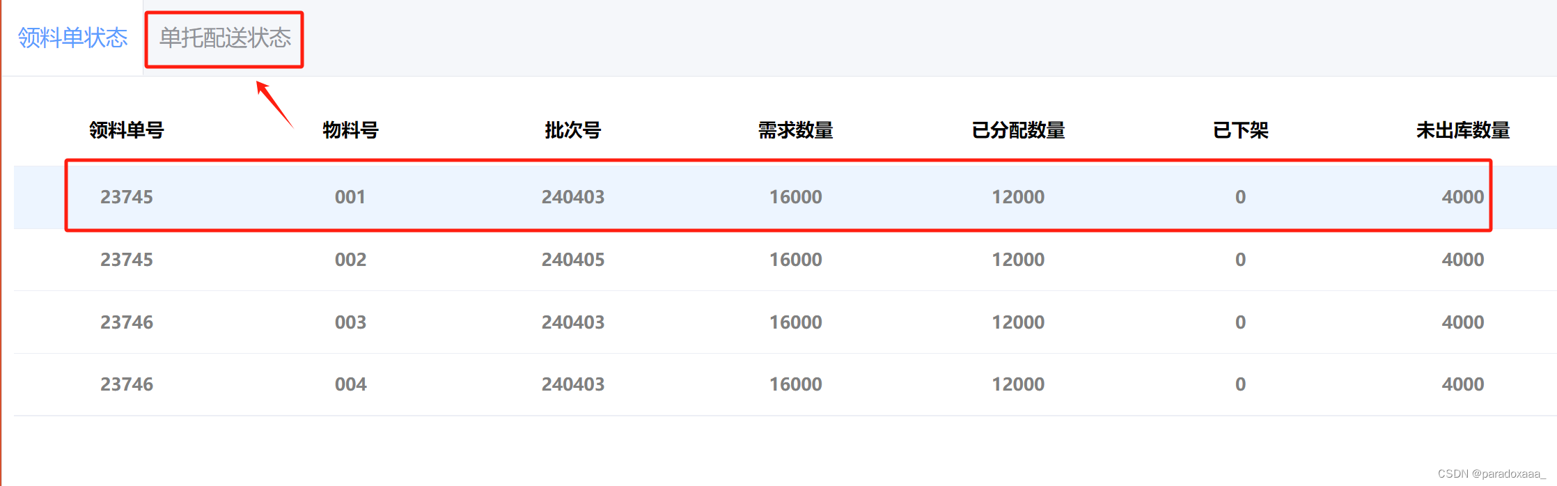 element-ui tabs+table 实现点击表格<span style='color:red;'>切换</span><span style='color:red;'>标签</span><span style='color:red;'>页</span>