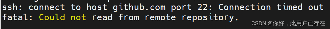 解决 ssh: connect to host github.com port 22: Connection timed out