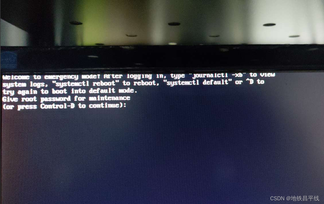 centos7物理机a start job is running for devmappercentos\x2dhome.device