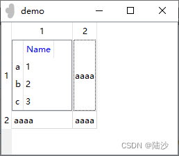 qt5-入门-QTableWidget-嵌套的表格