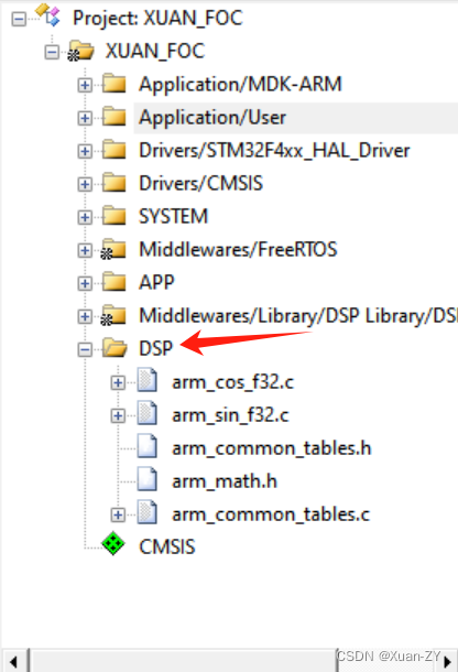 【stm32笔记】DSP库调用