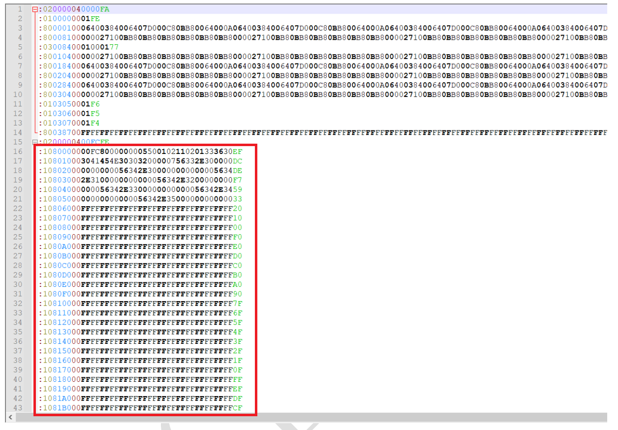 [UDS][OTA] 自定义 IntelHEX (IHEX) format <span style='color:red;'>read</span>/<span style='color:red;'>write</span> library <span style='color:red;'>in</span> C