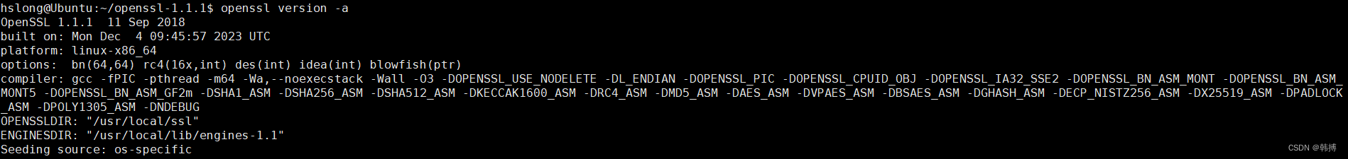 ubuntu16.04升级openssl