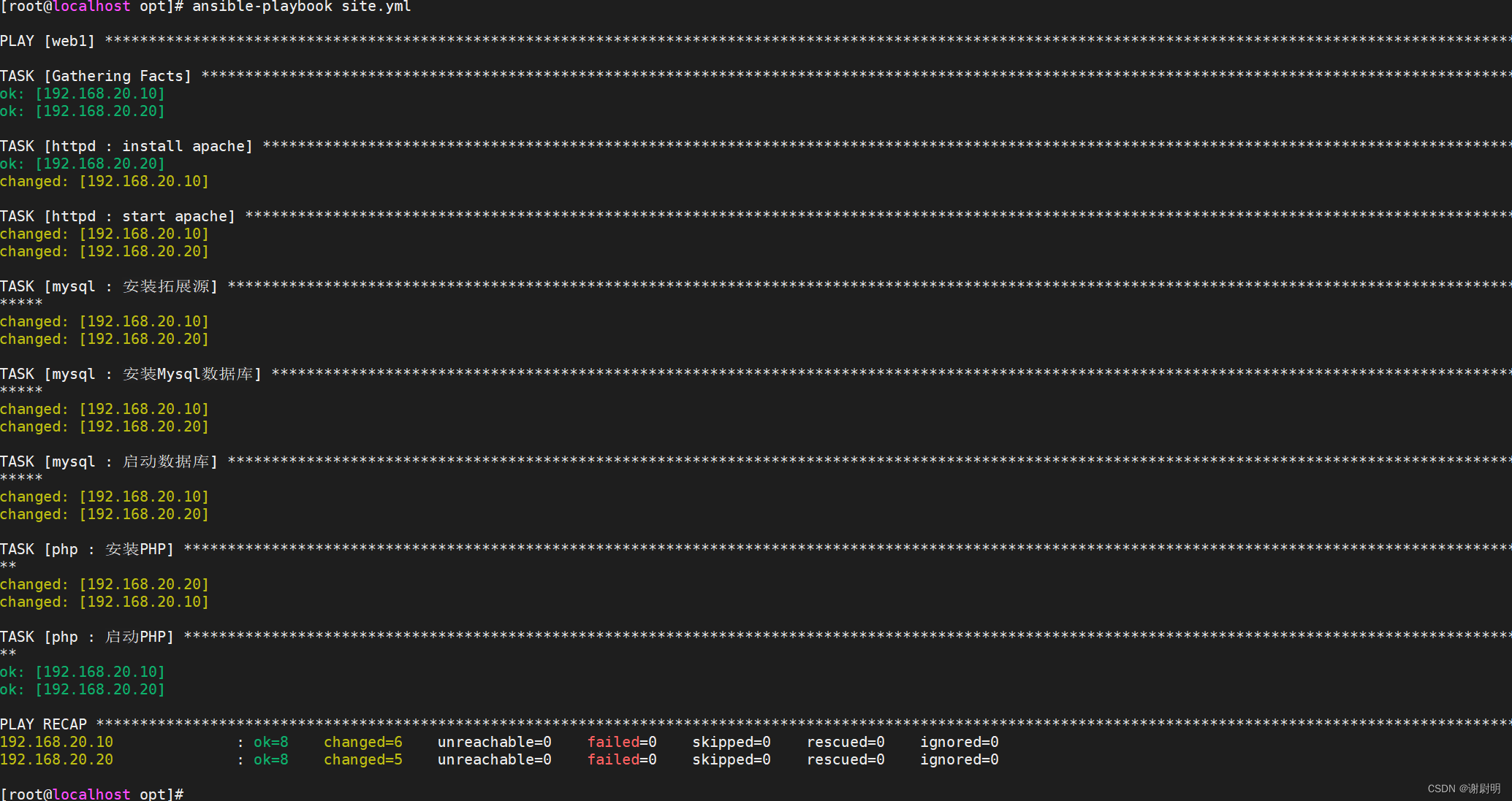 Ansible---Playbook剧本