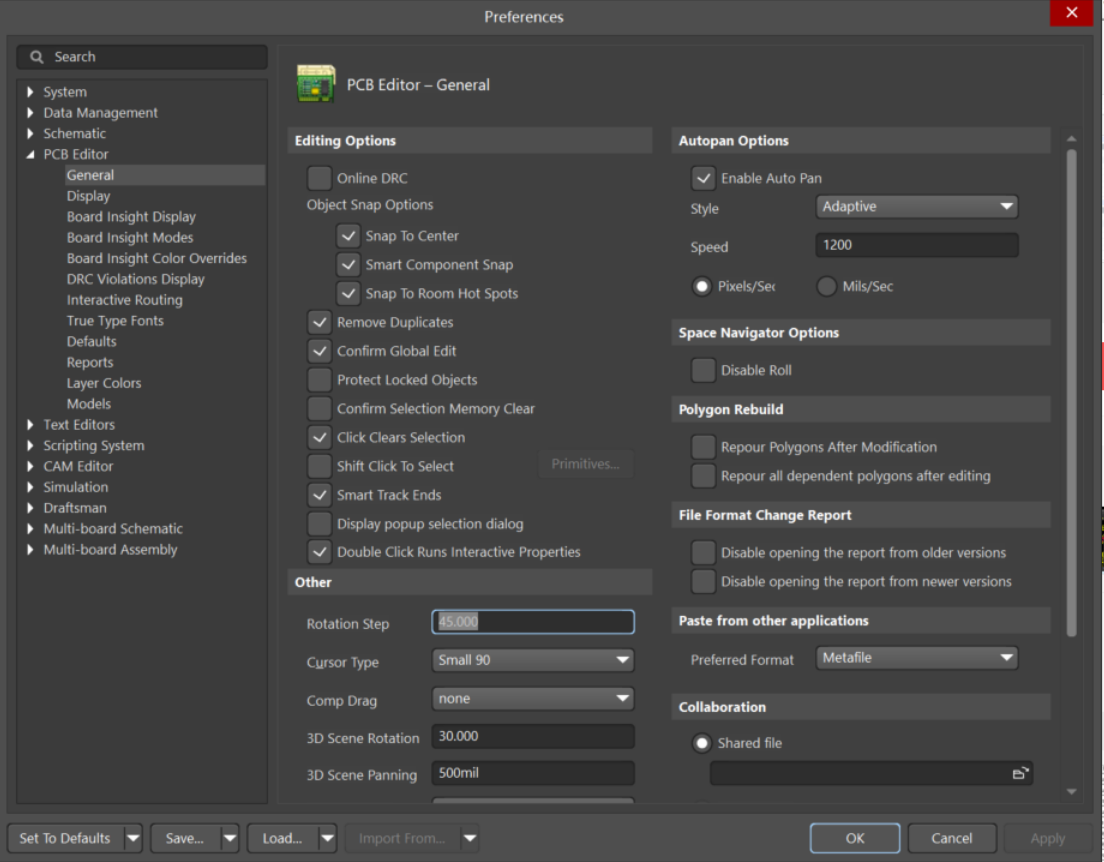 在Altium Designer 实现元器件旋转45°放置