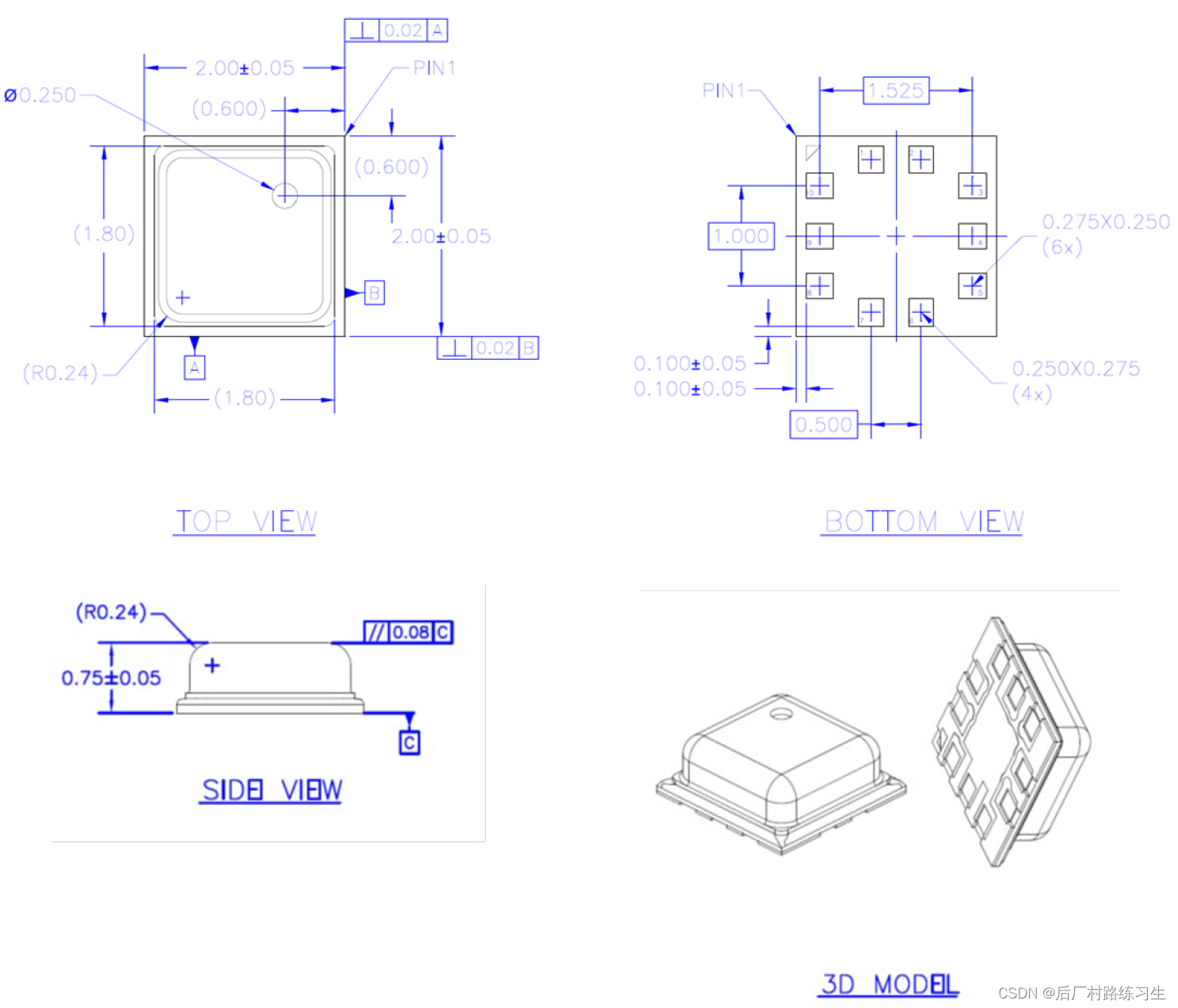 【DIY飞控板PX4移植】BARO模块BMP388气压计的PCB硬件设计和PX4驱动配置