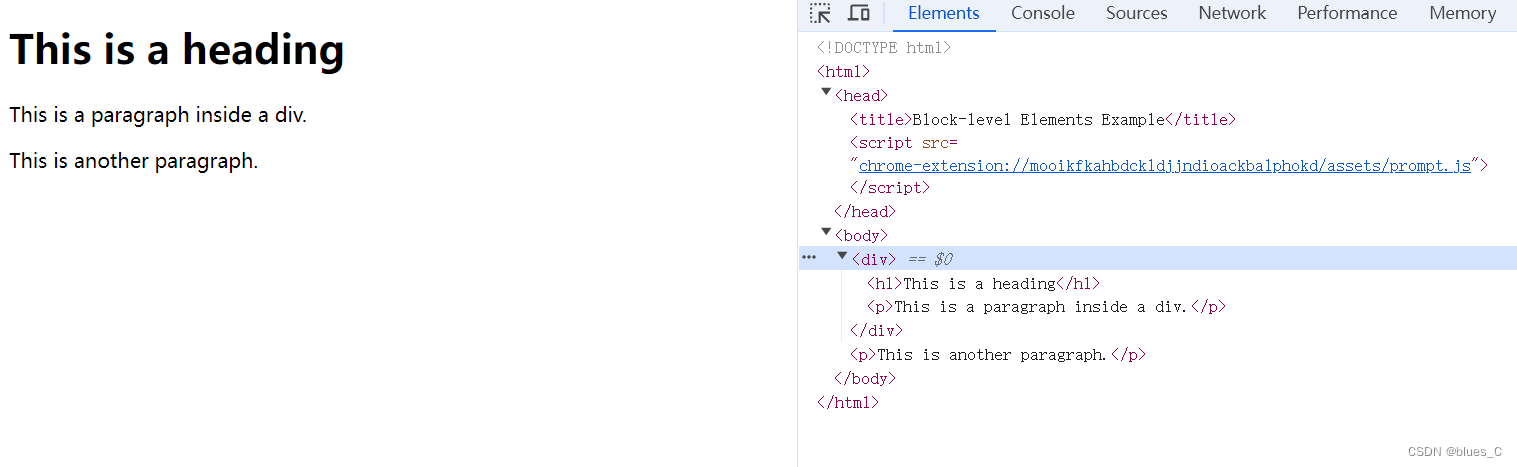 HTML：元素分类