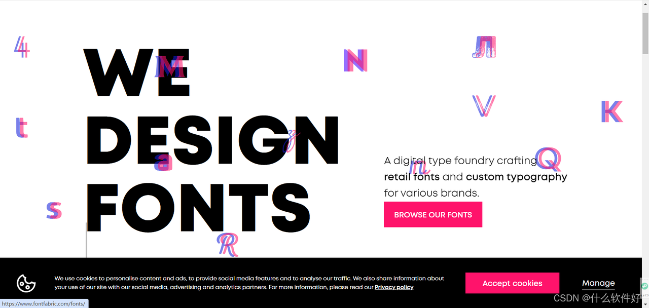Fontfabric：一款字体与设计的完美结合